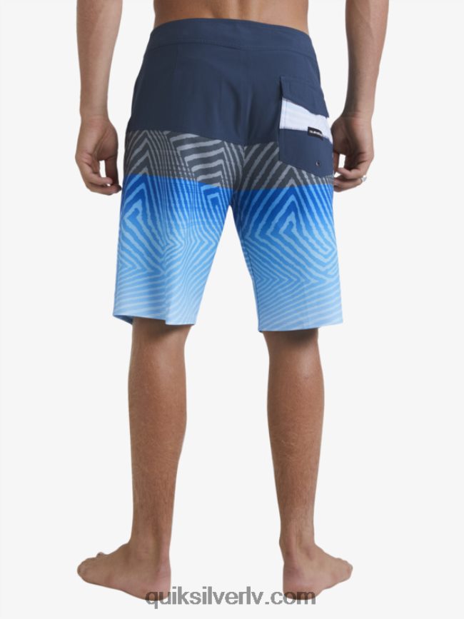 vīriešiem Quiksilver surfsilk panelis 20 dēļu šorti pusnakts flote 88064R128