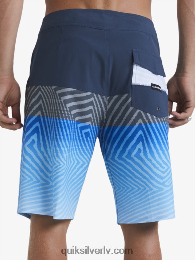 vīriešiem Quiksilver surfsilk panelis 20 dēļu šorti pusnakts flote 88064R128