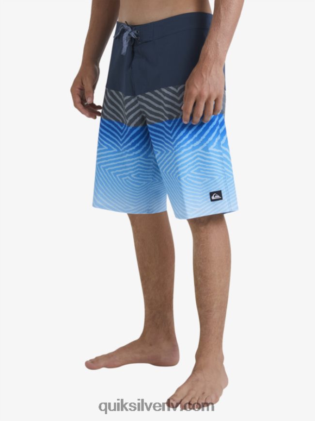 vīriešiem Quiksilver surfsilk panelis 20 dēļu šorti pusnakts flote 88064R128