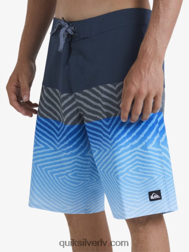 vīriešiem Quiksilver surfsilk panelis 20 dēļu šorti pusnakts flote 88064R128