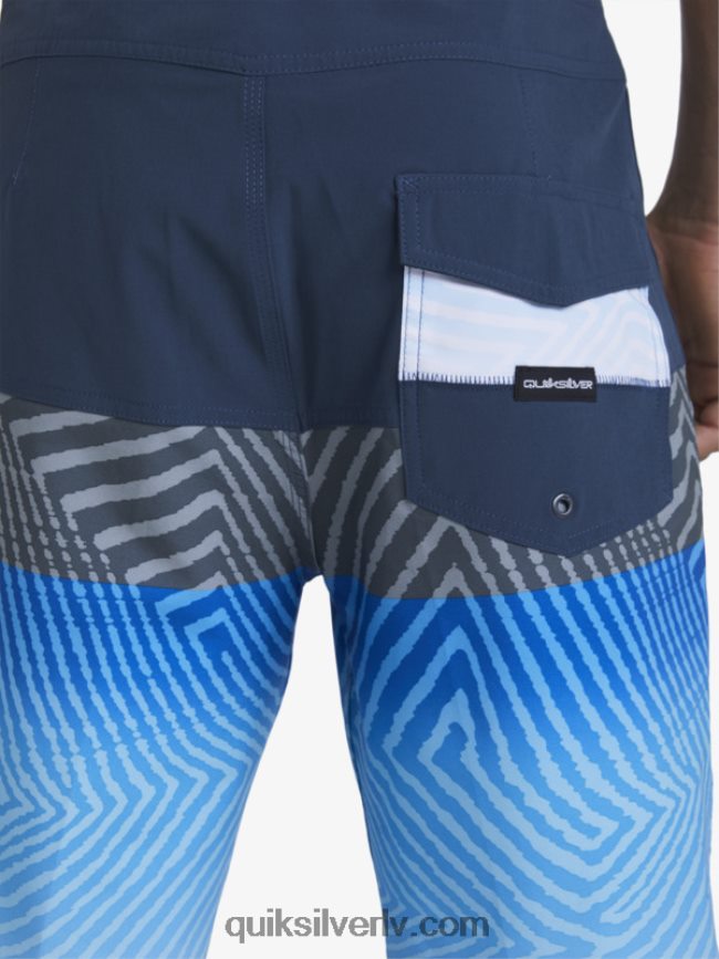 vīriešiem Quiksilver surfsilk panelis 20 dēļu šorti pusnakts flote 88064R128