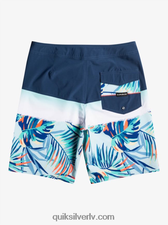 vīriešiem Quiksilver surfsilk panelis 20 dēļu šorti zīmotnes zilā krāsā 88064R1456
