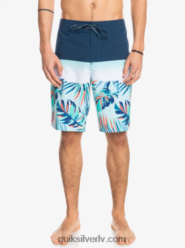 vīriešiem Quiksilver surfsilk panelis 20 dēļu šorti zīmotnes zilā krāsā 88064R1456