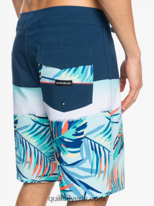 vīriešiem Quiksilver surfsilk panelis 20 dēļu šorti zīmotnes zilā krāsā 88064R1456