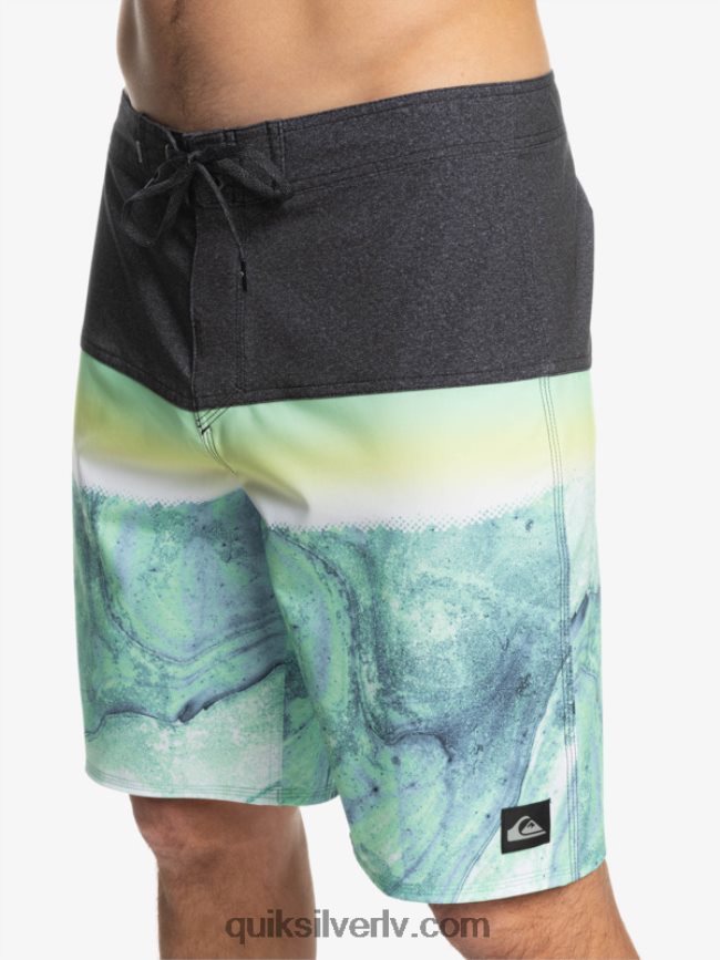 vīriešiem Quiksilver surfsilk panelis 20 dēļu šorti zaļie pelni 88064R1451
