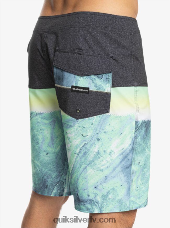 vīriešiem Quiksilver surfsilk panelis 20 dēļu šorti zaļie pelni 88064R1451