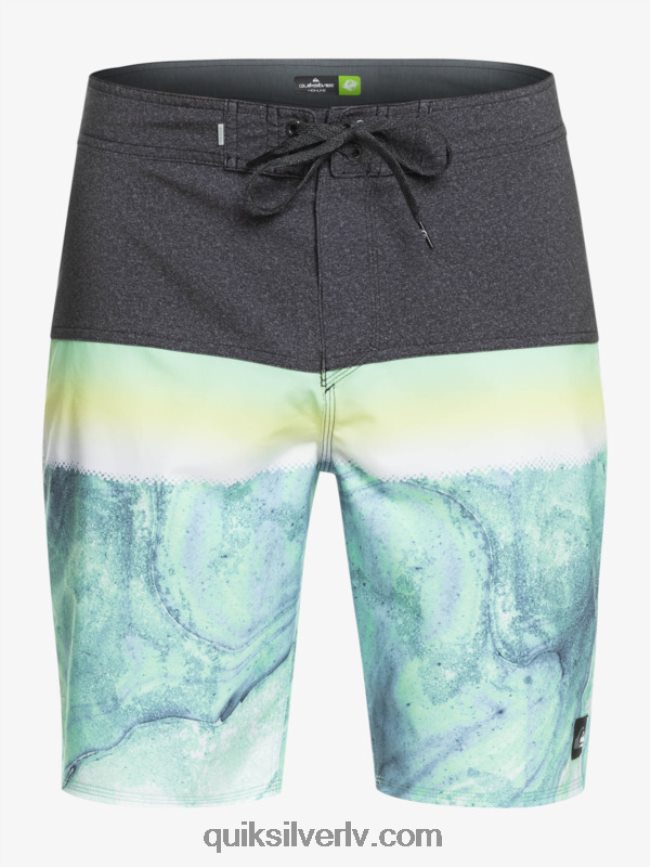 vīriešiem Quiksilver surfsilk panelis 20 dēļu šorti zaļie pelni 88064R1451
