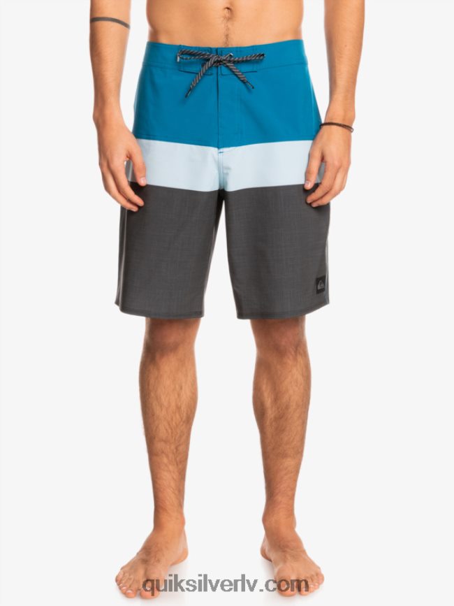 vīriešiem Quiksilver surfsilk panelis 20 dēļu šorti zili pelēks 88064R1462