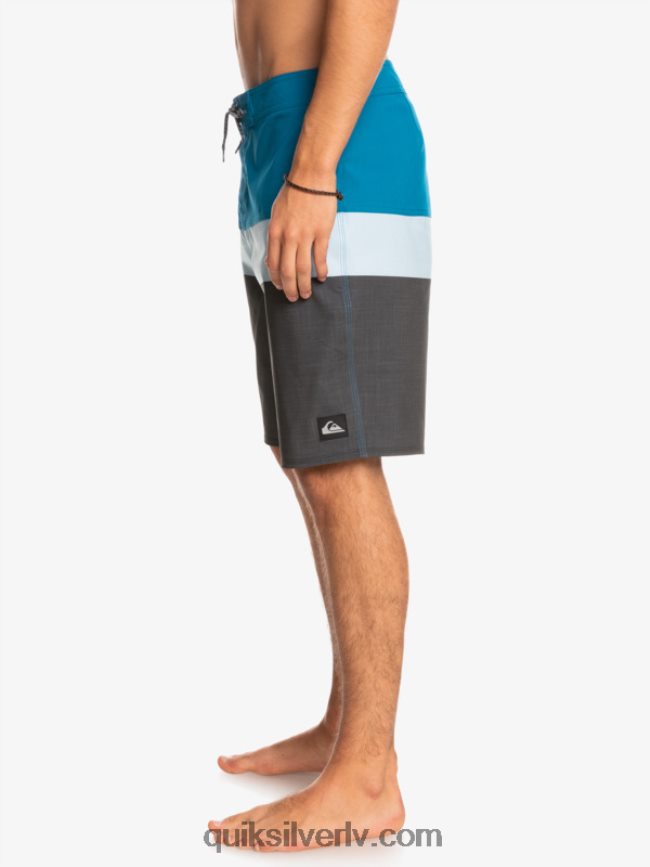 vīriešiem Quiksilver surfsilk panelis 20 dēļu šorti zili pelēks 88064R1462