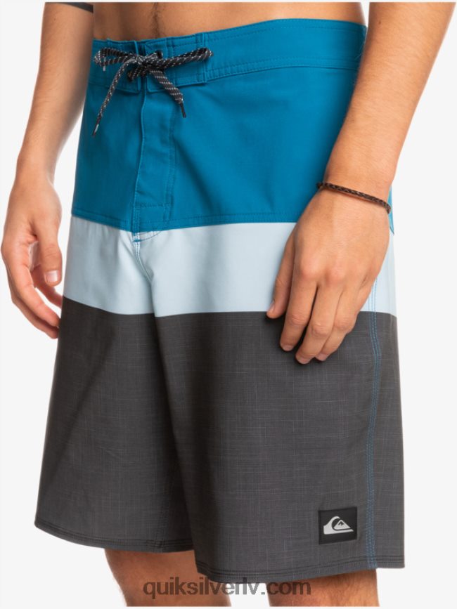 vīriešiem Quiksilver surfsilk panelis 20 dēļu šorti zili pelēks 88064R1462