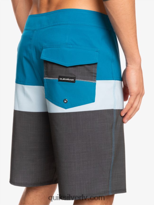 vīriešiem Quiksilver surfsilk panelis 20 dēļu šorti zili pelēks 88064R1462