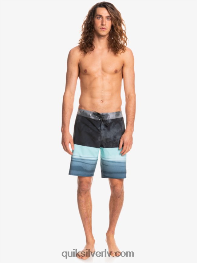 vīriešiem Quiksilver surfsilk pieci-0 19 dēļu šorti melns 88064R1798