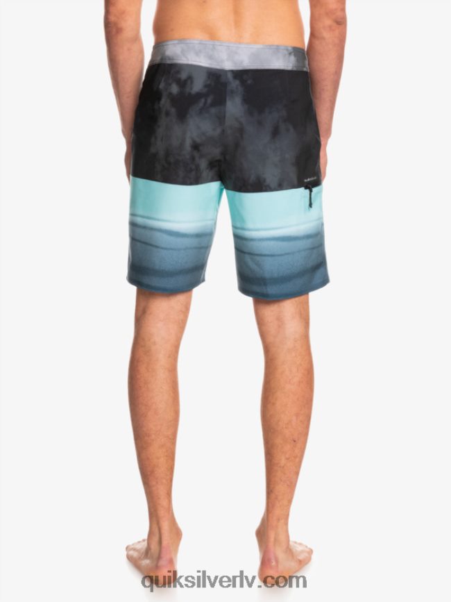 vīriešiem Quiksilver surfsilk pieci-0 19 dēļu šorti melns 88064R1798