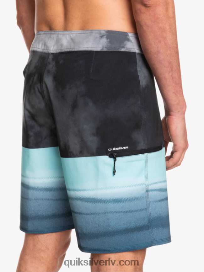 vīriešiem Quiksilver surfsilk pieci-0 19 dēļu šorti melns 88064R1798
