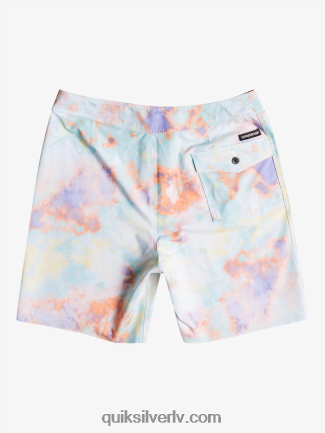 vīriešiem Quiksilver surfsilk piped 18 boardšorti balts 88064R1749