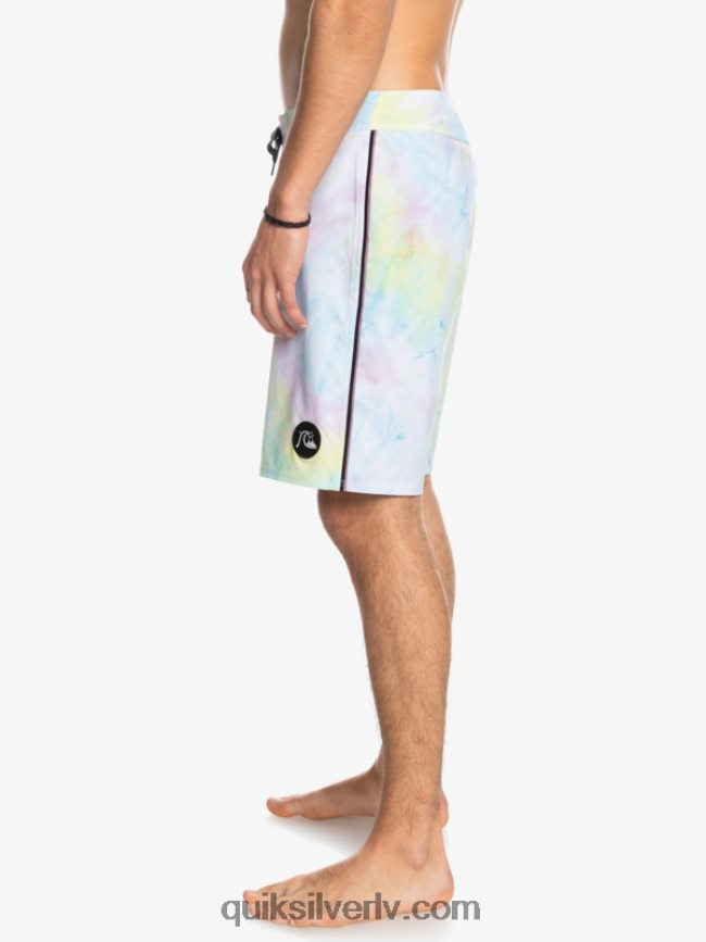 vīriešiem Quiksilver surfsilk piped 18 boardšorti balts 88064R1749
