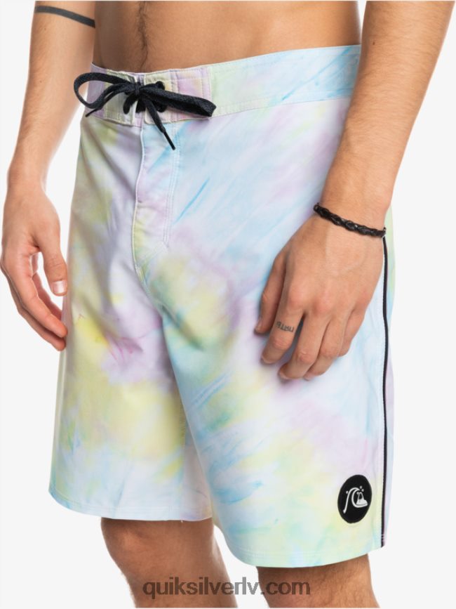 vīriešiem Quiksilver surfsilk piped 18 boardšorti balts 88064R1749