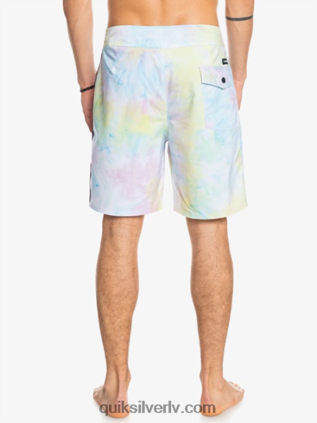 vīriešiem Quiksilver surfsilk piped 18 boardšorti balts 88064R1749