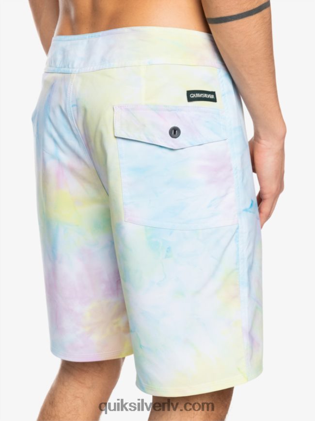 vīriešiem Quiksilver surfsilk piped 18 boardšorti balts 88064R1749