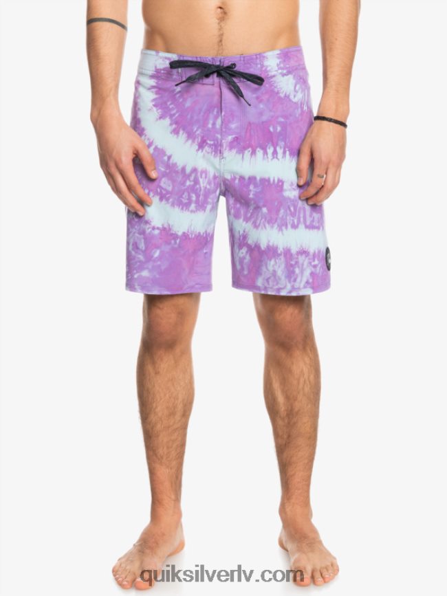 vīriešiem Quiksilver surfsilk piped 18 boardšorti putekļaina orhideja 88064R1750
