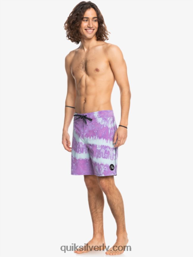 vīriešiem Quiksilver surfsilk piped 18 boardšorti putekļaina orhideja 88064R1750