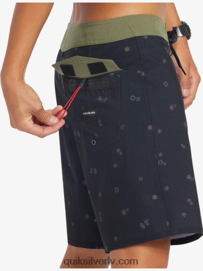 vīriešiem Quiksilver surfsilk qs 69 18 dēļu šorti melns 88064R239