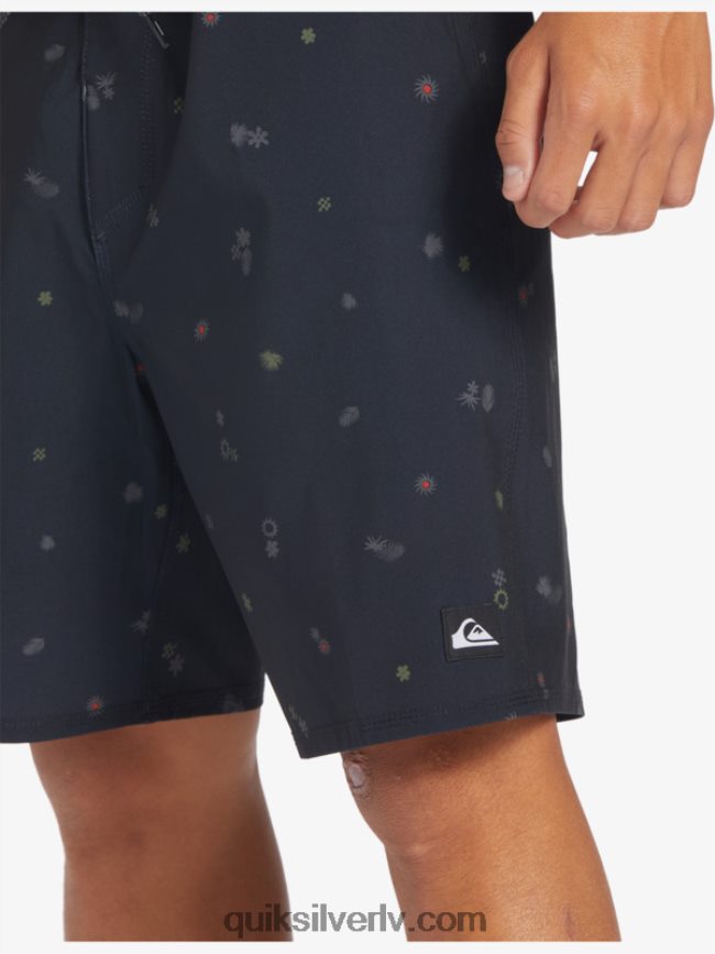 vīriešiem Quiksilver surfsilk qs 69 18 dēļu šorti melns 88064R239