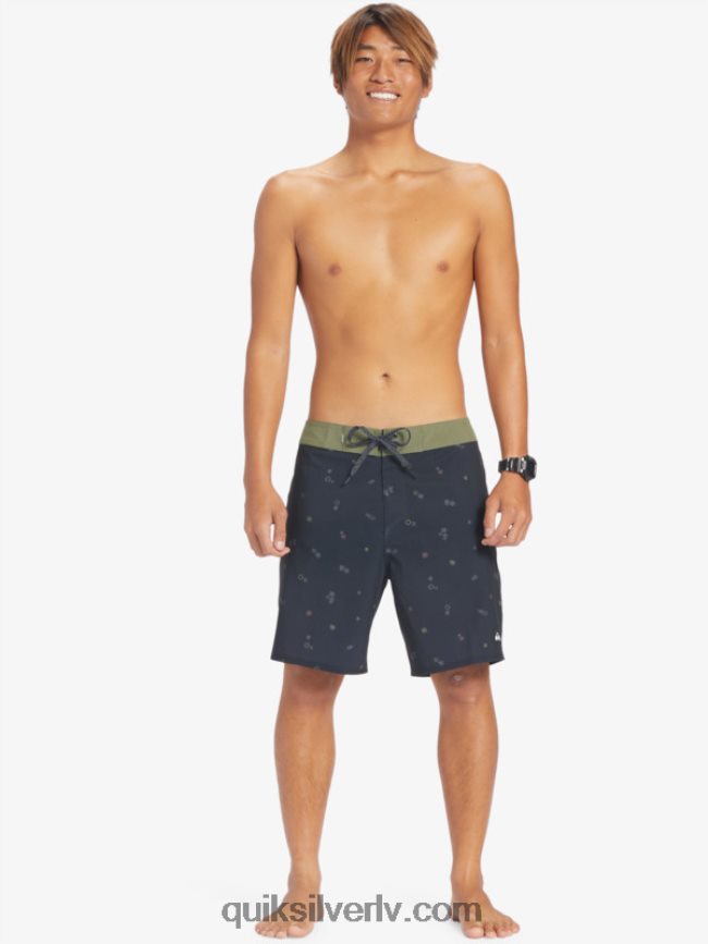 vīriešiem Quiksilver surfsilk qs 69 18 dēļu šorti melns 88064R239