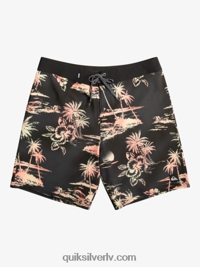 vīriešiem Quiksilver surfsilk qs 69 18 dēļu šorti melns 88064R243