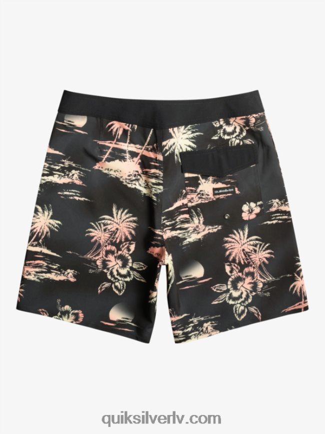 vīriešiem Quiksilver surfsilk qs 69 18 dēļu šorti melns 88064R243