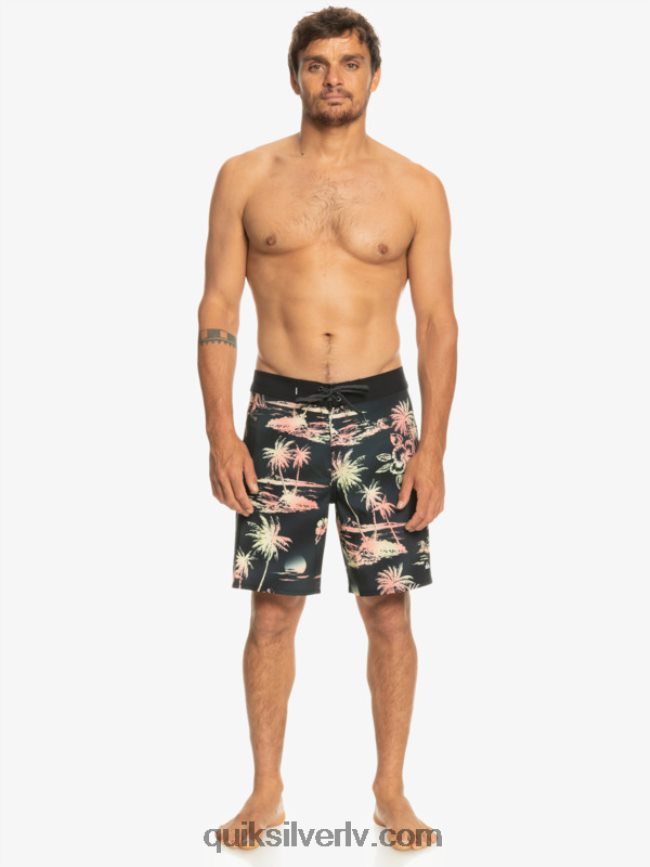vīriešiem Quiksilver surfsilk qs 69 18 dēļu šorti melns 88064R243