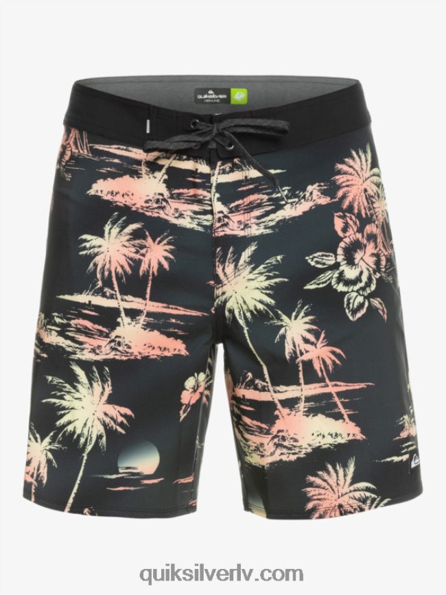 vīriešiem Quiksilver surfsilk qs 69 18 dēļu šorti melns 88064R243