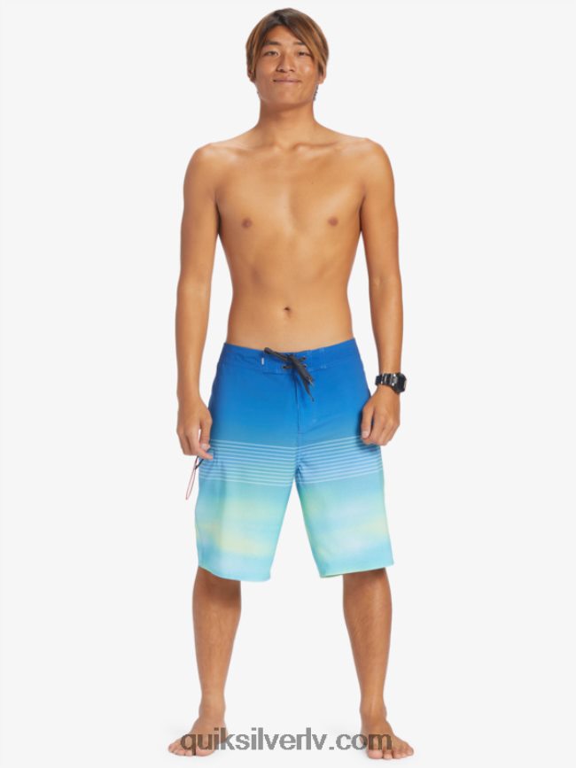 vīriešiem Quiksilver surfsilk slab 21 dēļu šorti upe zila 88064R452