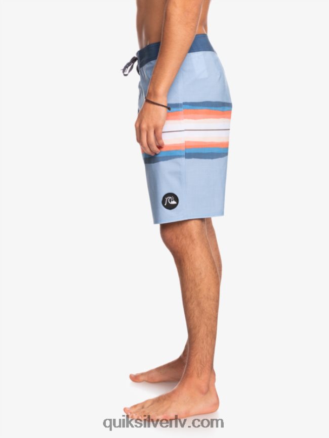 vīriešiem Quiksilver surfsilk sveķu tonis 19 dēļu šorti izbalējis džinss 88064R1449