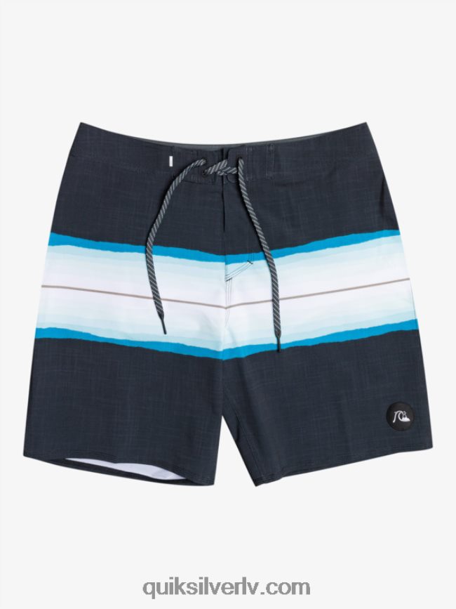 vīriešiem Quiksilver surfsilk sveķu tonis 19 dēļu šorti melns 88064R1440