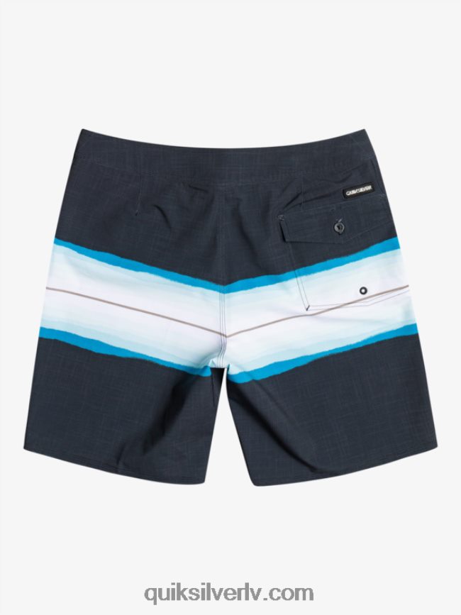 vīriešiem Quiksilver surfsilk sveķu tonis 19 dēļu šorti melns 88064R1440