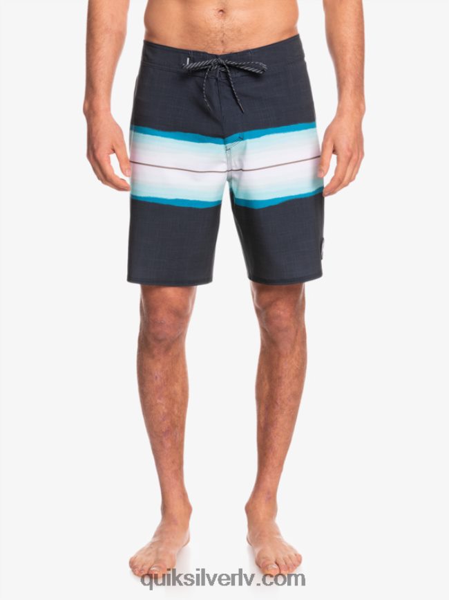 vīriešiem Quiksilver surfsilk sveķu tonis 19 dēļu šorti melns 88064R1440