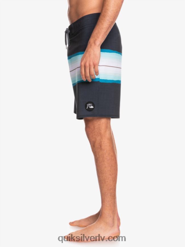 vīriešiem Quiksilver surfsilk sveķu tonis 19 dēļu šorti melns 88064R1440