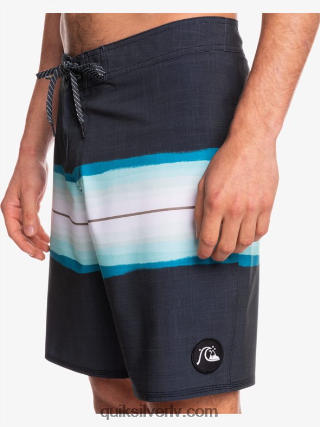 vīriešiem Quiksilver surfsilk sveķu tonis 19 dēļu šorti melns 88064R1440