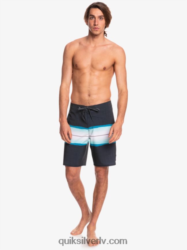 vīriešiem Quiksilver surfsilk sveķu tonis 19 dēļu šorti melns 88064R1440