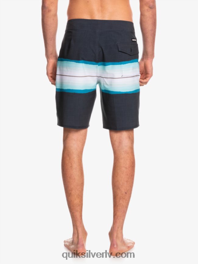 vīriešiem Quiksilver surfsilk sveķu tonis 19 dēļu šorti melns 88064R1440