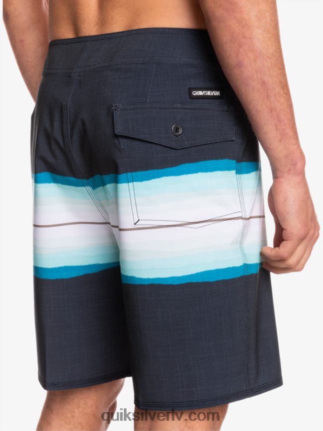 vīriešiem Quiksilver surfsilk sveķu tonis 19 dēļu šorti melns 88064R1440
