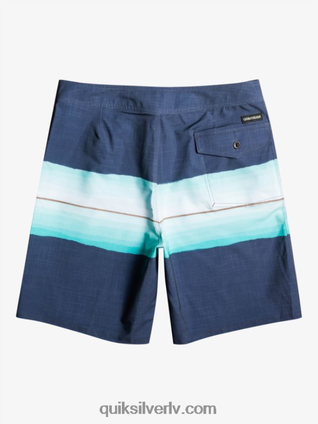 vīriešiem Quiksilver surfsilk sveķu tonis 19 dēļu šorti zīmotnes zilā krāsā 88064R1441