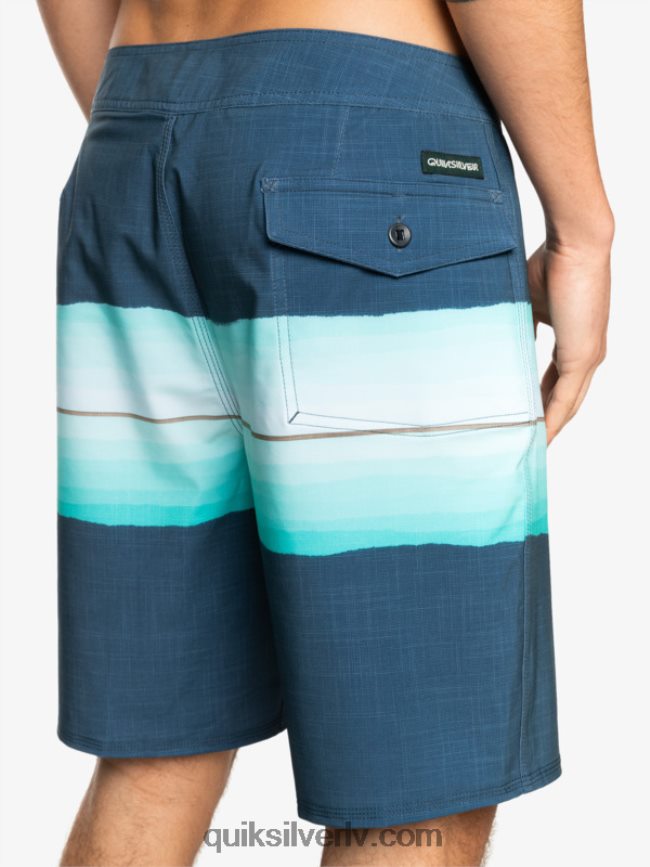 vīriešiem Quiksilver surfsilk sveķu tonis 19 dēļu šorti zīmotnes zilā krāsā 88064R1441