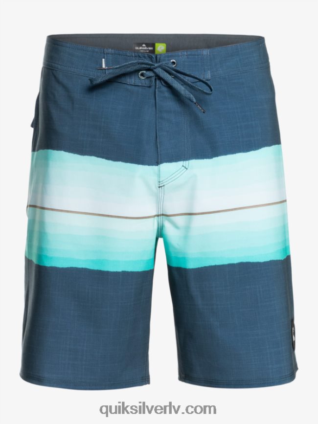 vīriešiem Quiksilver surfsilk sveķu tonis 19 dēļu šorti zīmotnes zilā krāsā 88064R1441