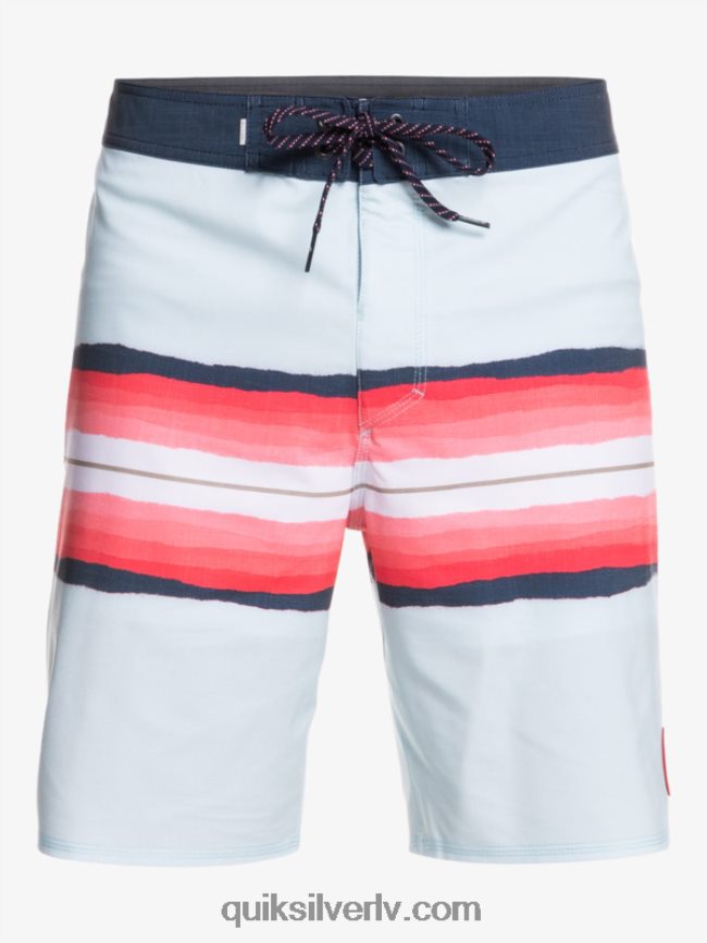 vīriešiem Quiksilver surfsilk sveķu tonis 19 dēļu šorti zili pelēks 88064R1447