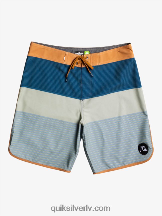 vīriešiem Quiksilver surfsilk tihuana 19 dēļa šorti brūnais cukurs 88064R1400