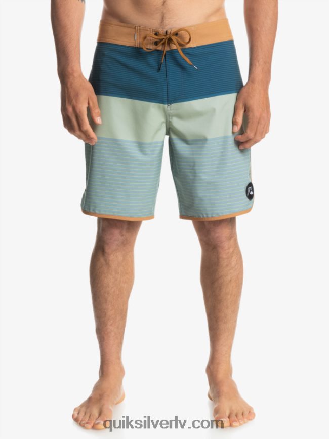 vīriešiem Quiksilver surfsilk tihuana 19 dēļa šorti brūnais cukurs 88064R1400
