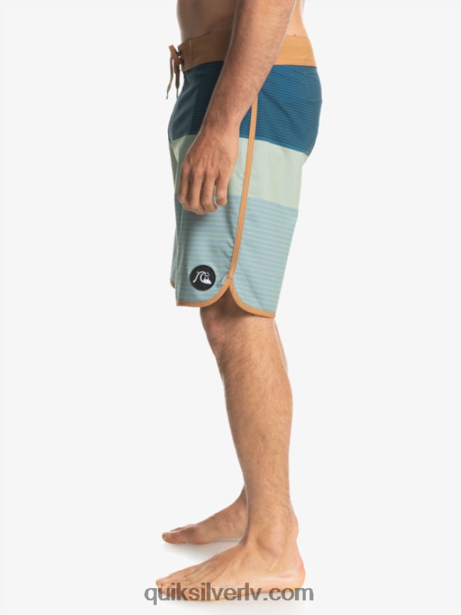 vīriešiem Quiksilver surfsilk tihuana 19 dēļa šorti brūnais cukurs 88064R1400