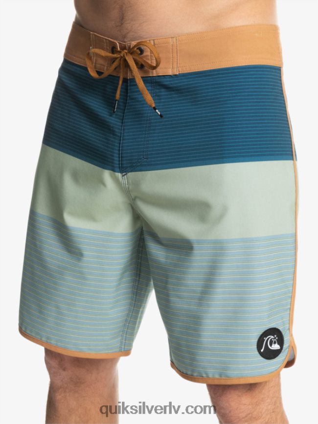vīriešiem Quiksilver surfsilk tihuana 19 dēļa šorti brūnais cukurs 88064R1400
